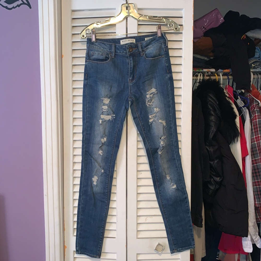 Bullhead Denim high rise skinny jeans